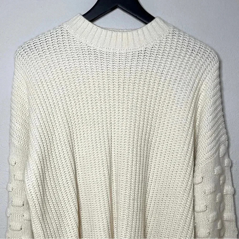 White Knit Sweater - Picture 6 of 9